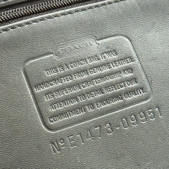 Vintage Coach Patricia Legacy Black Leather Flap Crossbody Bag - Picture 14 of 16